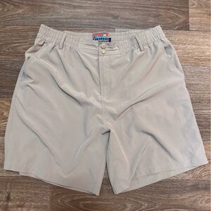 Men's Burlebo Shorts with Elastic Waistband - Light Khaki